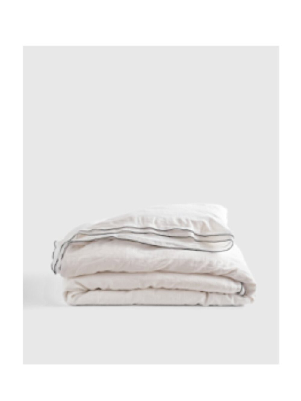 European Linen Double Edge Embroidery Duvet Cover + 3 pillow cases King size